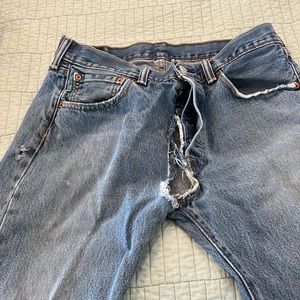 Levi 501 Jeans.  32” x 34”